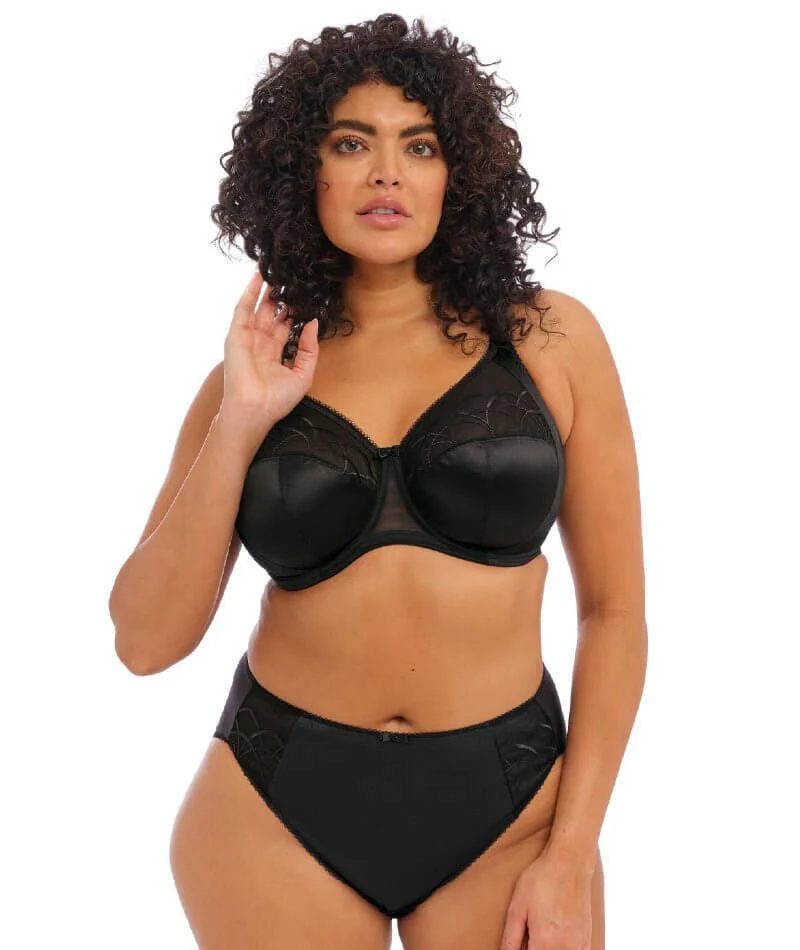 Elomi Cate Underwired Full Cup Banded Bra - Black - Image 12