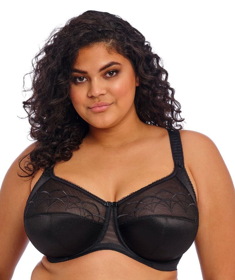 Elomi Cate Underwired Full Cup Banded Bra - Black - Image 5