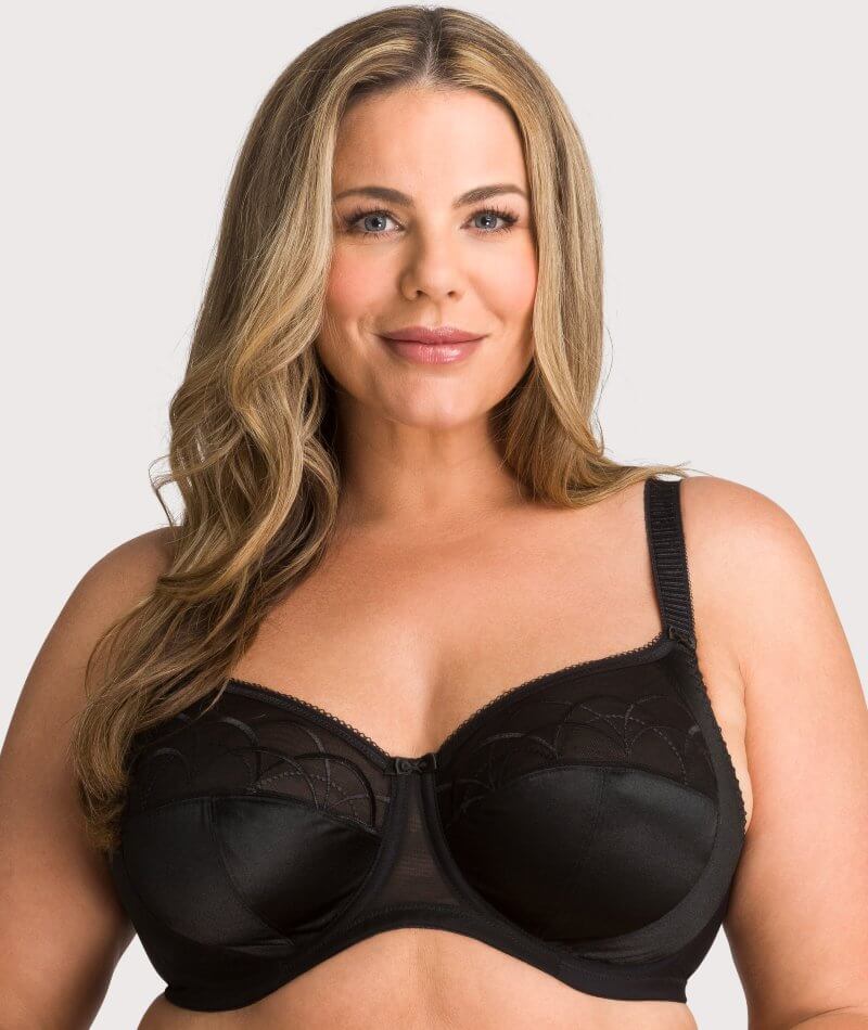 Elomi Cate Underwired Full Cup Banded Bra - Black - Image 7
