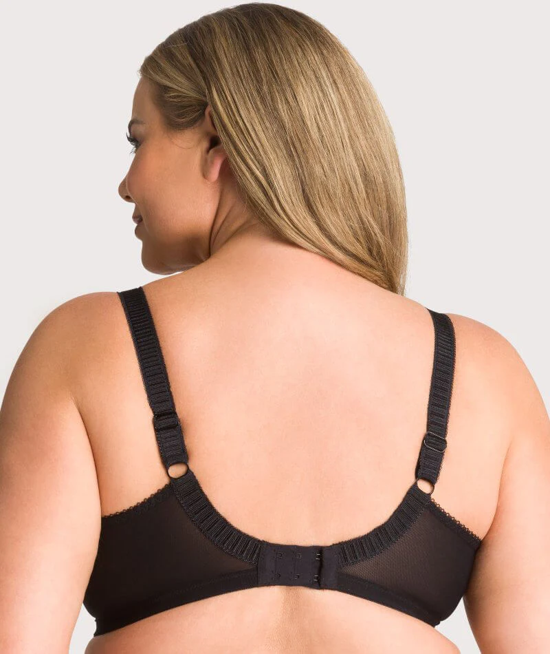 Elomi Cate Underwired Full Cup Banded Bra - Black - Image 8