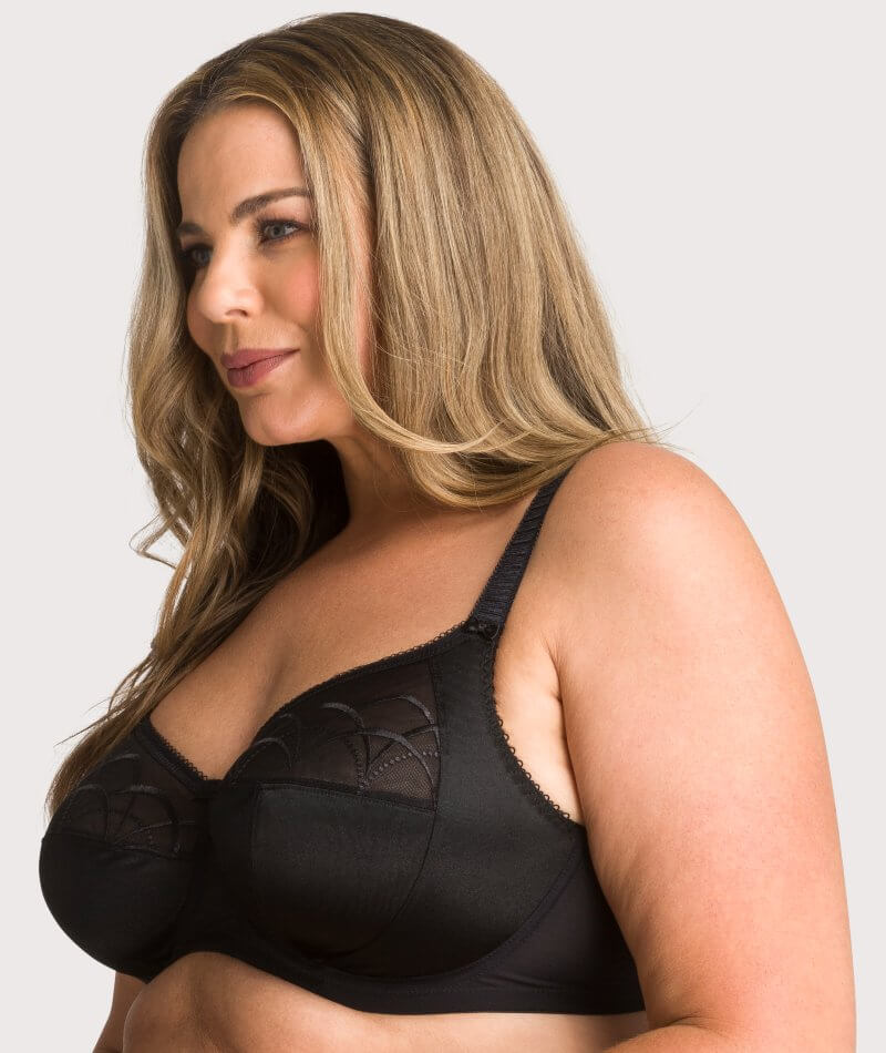 Elomi Cate Underwired Full Cup Banded Bra - Black - Image 9