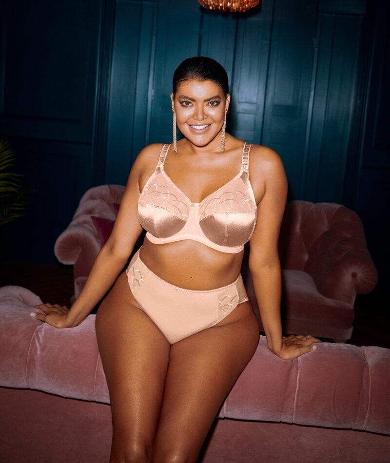 Elomi Cate Underwired Full Cup Banded Bra - Latte - Image 3