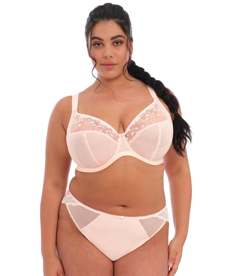 Elomi Charley Underwire Plunge Bra - Ballet Pink - Image 11