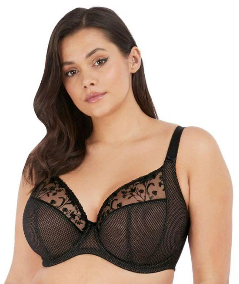 Elomi Charley Underwire Plunge Bra - Jet - Image 4