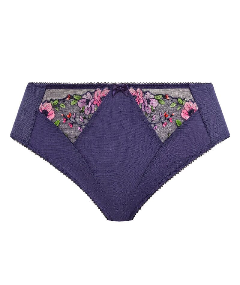 Elomi Himari High Leg Brief - Midnight - Image 7