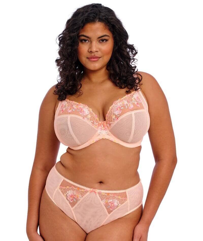 Elomi Himari High Leg Brief - Peach Whisper - Image 4