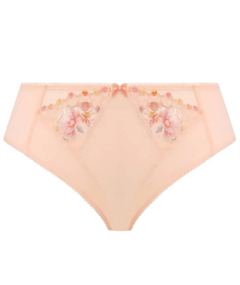 Elomi Himari High Leg Brief - Peach Whisper - Image 9