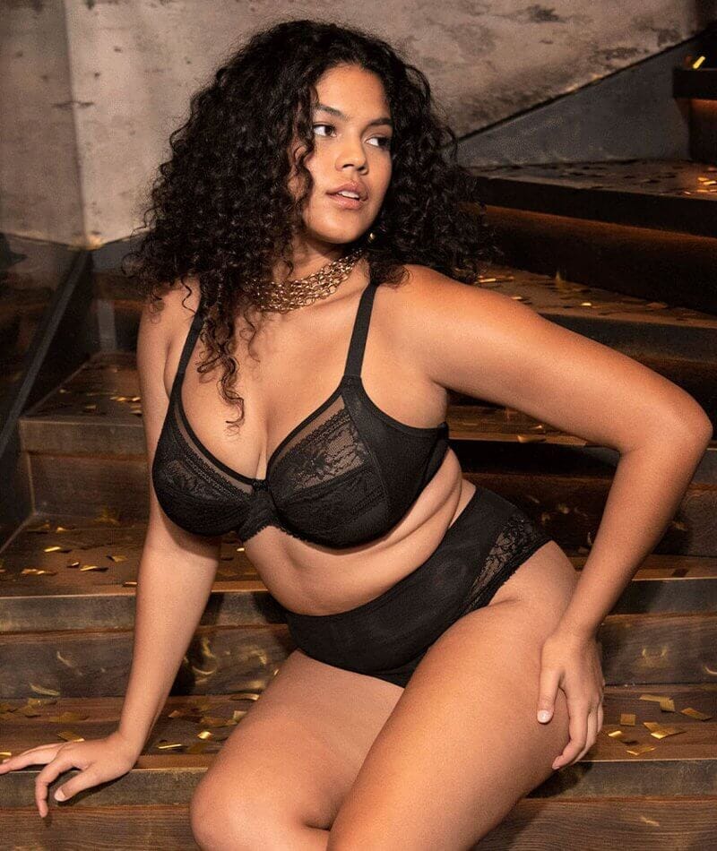 Elomi Kendra Full Brief - Black - Image 6