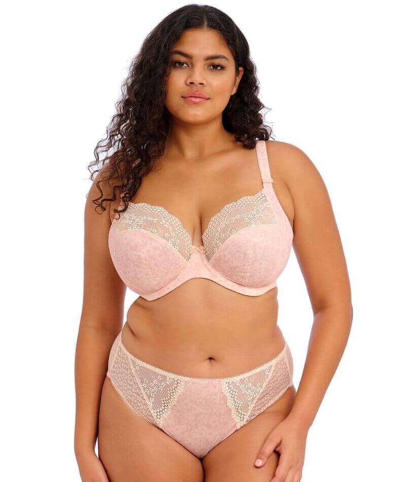 Elomi Lucie High Leg Brief - Pale Blush - Image 4