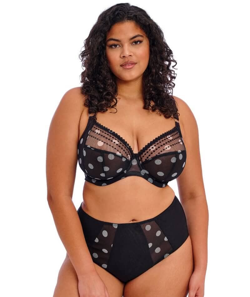 Elomi Matilda Full Brief - Black Dot - Image 4