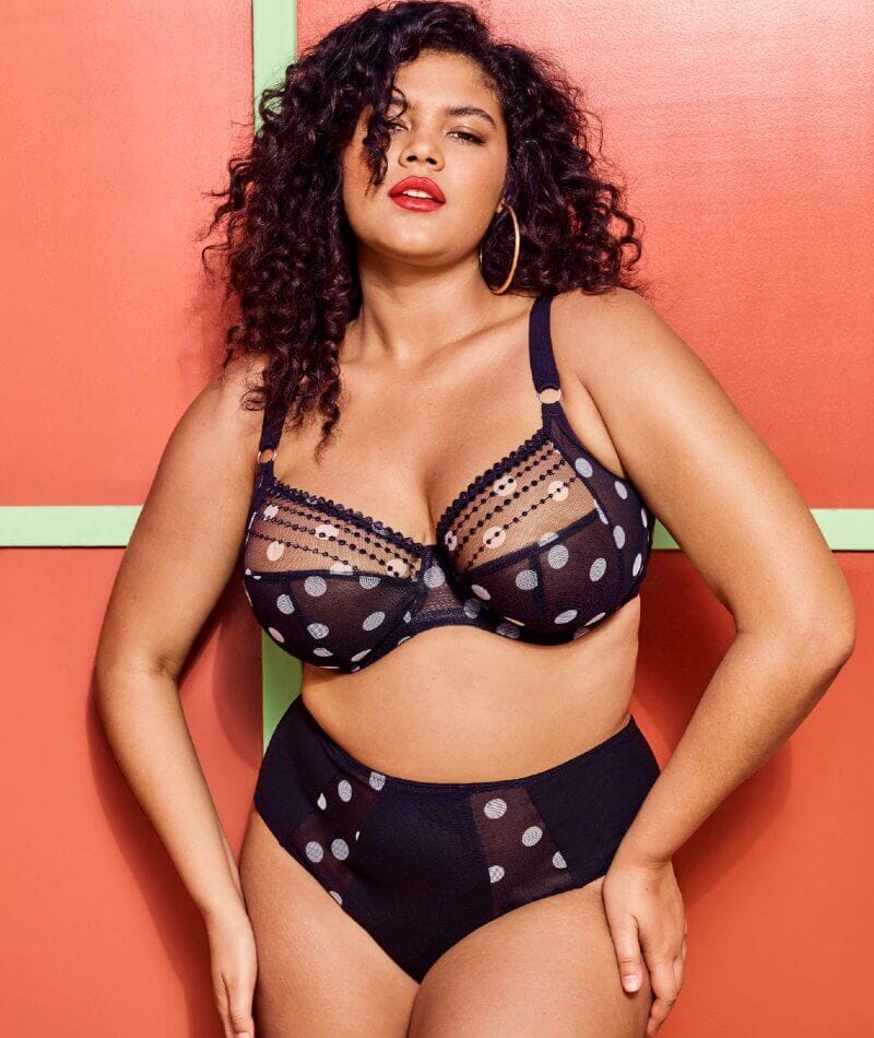 Elomi Matilda Full Brief - Black Dot - Image 7