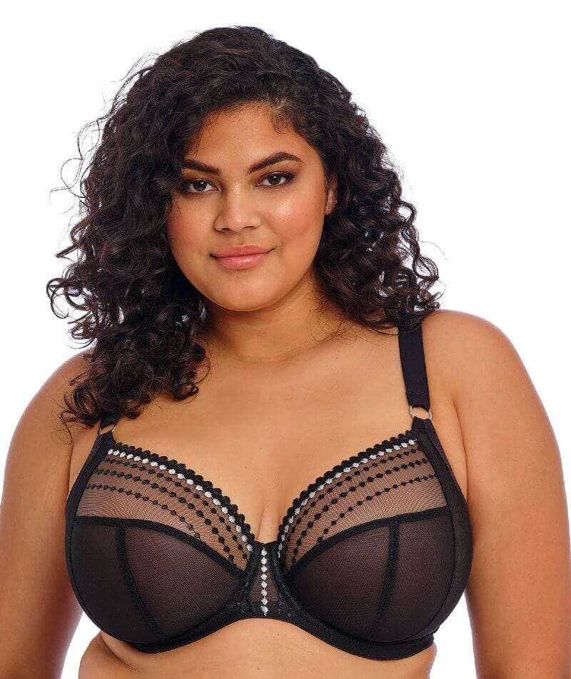 Elomi Matilda Underwired Plunge Bra - Black