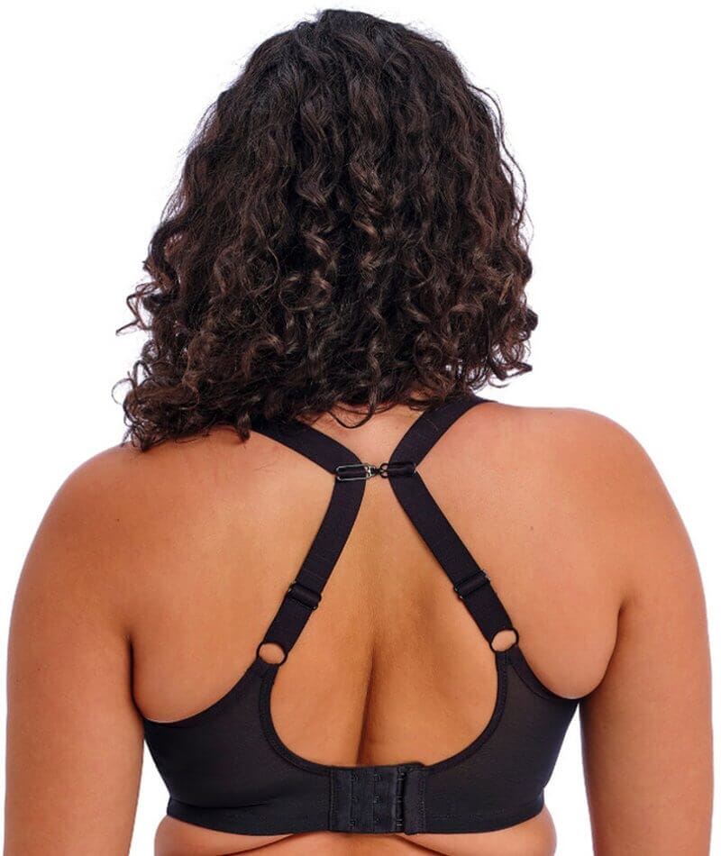 Elomi Matilda Underwired Plunge Bra - Black Dot - Image 2