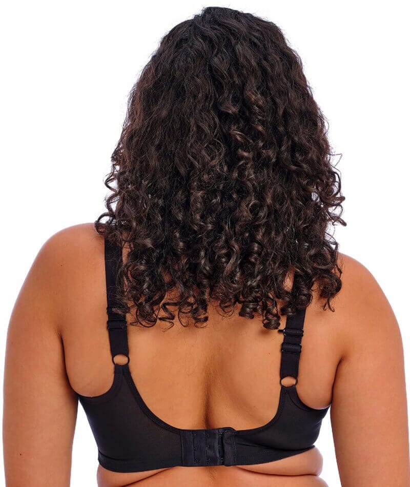 Elomi Matilda Underwired Plunge Bra - Black Dot - Image 3