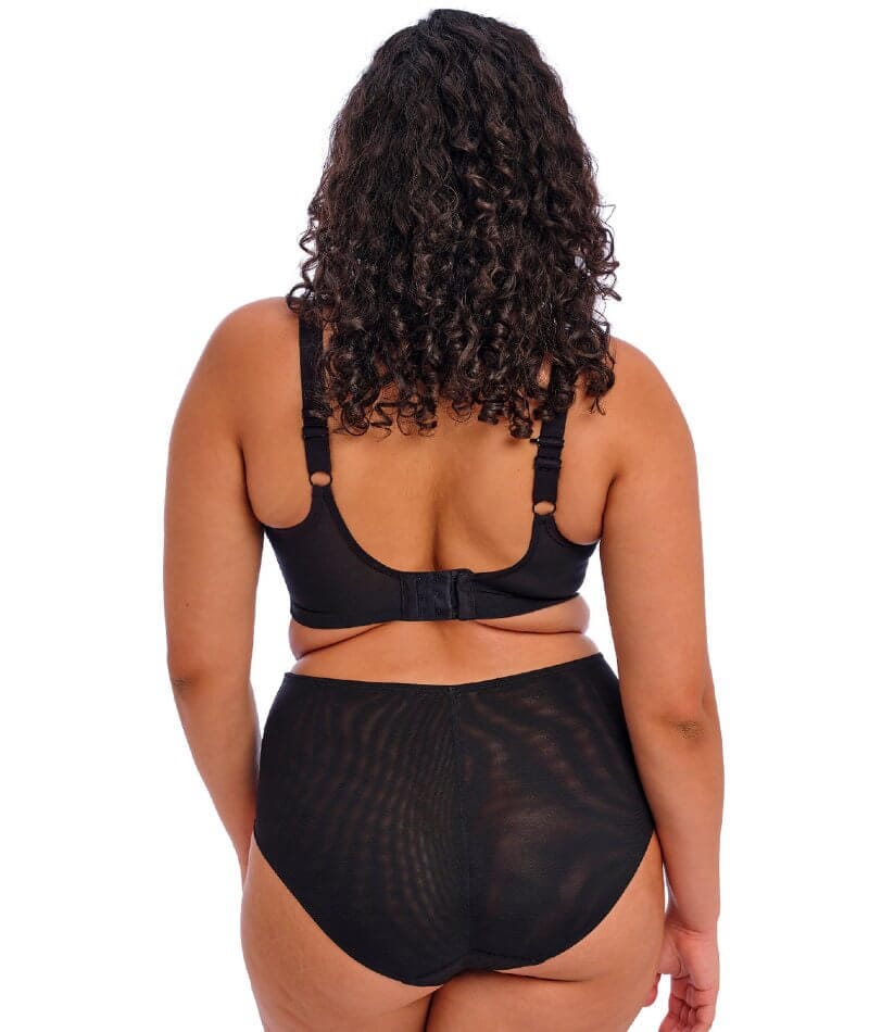 Elomi Matilda Underwired Plunge Bra - Black Dot - Image 6