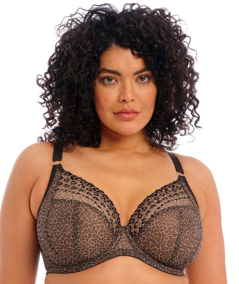 Elomi Matilda Underwired Plunge Bra - Leopard