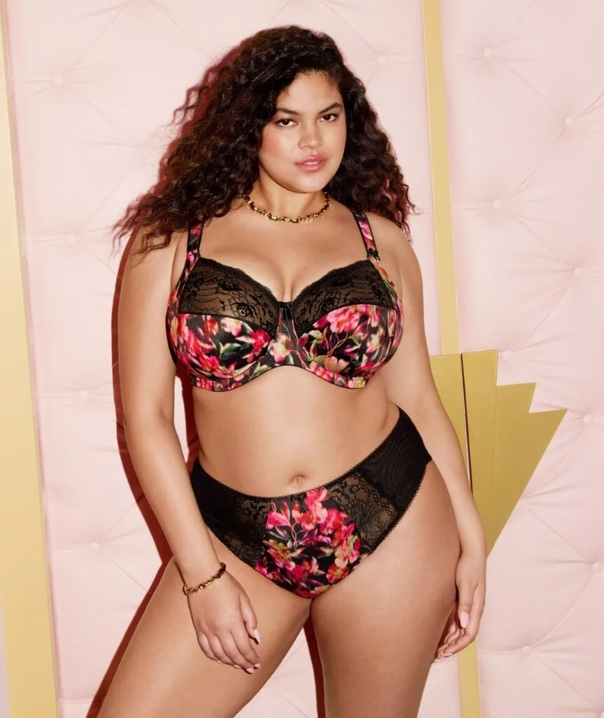 Elomi Morgan High Leg Brief - Hot House - Image 4
