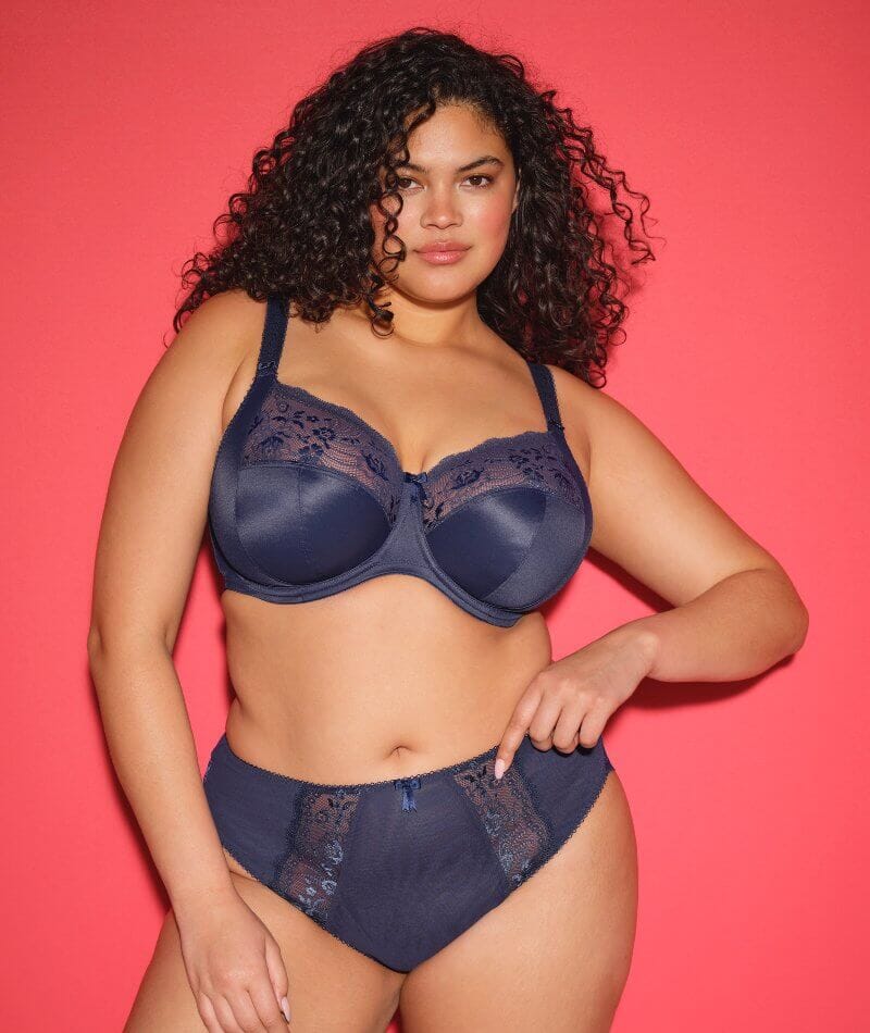 Elomi Morgan High Leg Brief - Midnight - Image 4