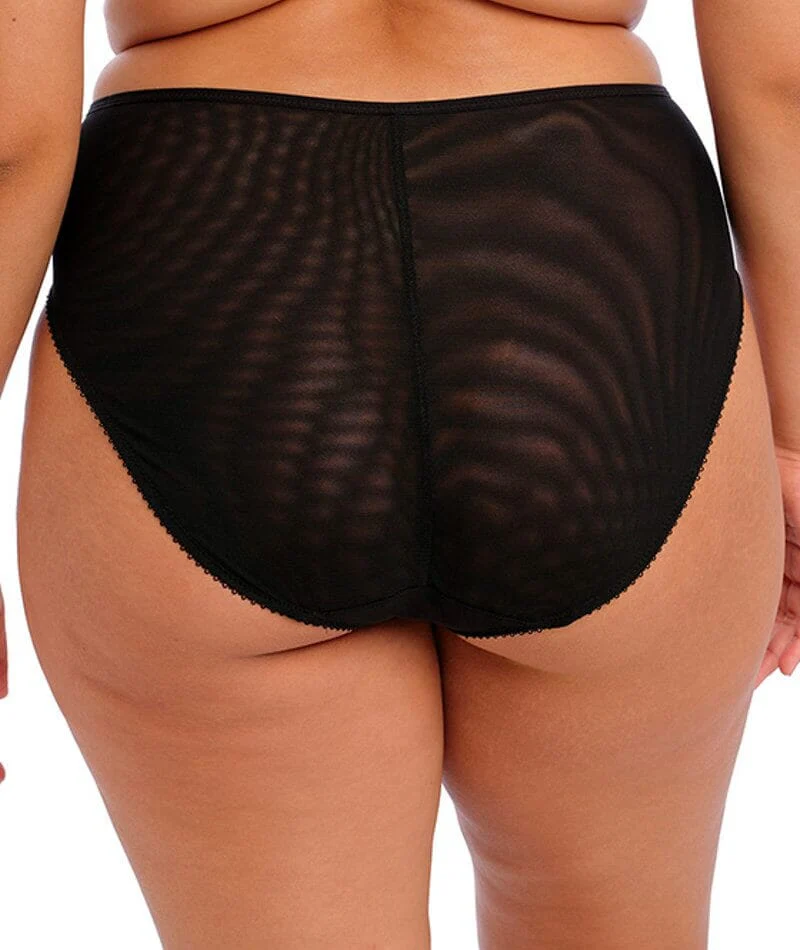 Elomi Namrah High Leg Brief - Jet - Image 2