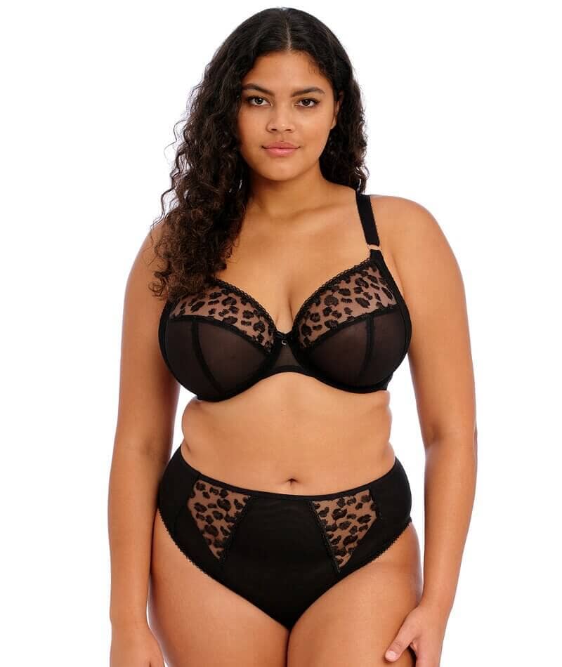 Elomi Namrah High Leg Brief - Jet - Image 4
