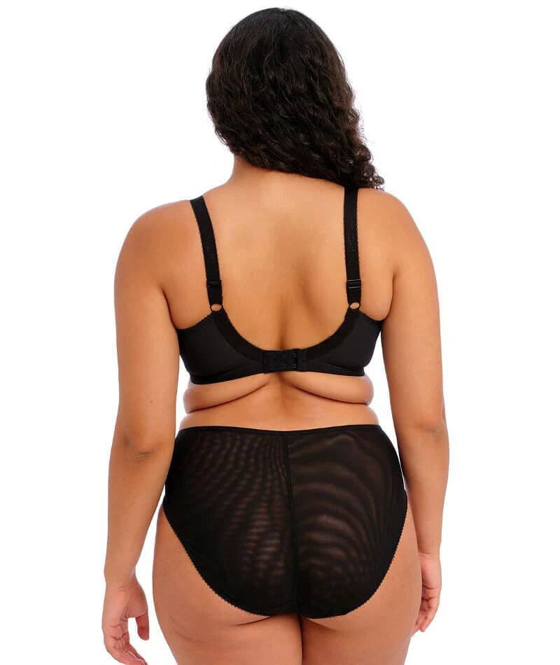 Elomi Namrah High Leg Brief - Jet - Image 5