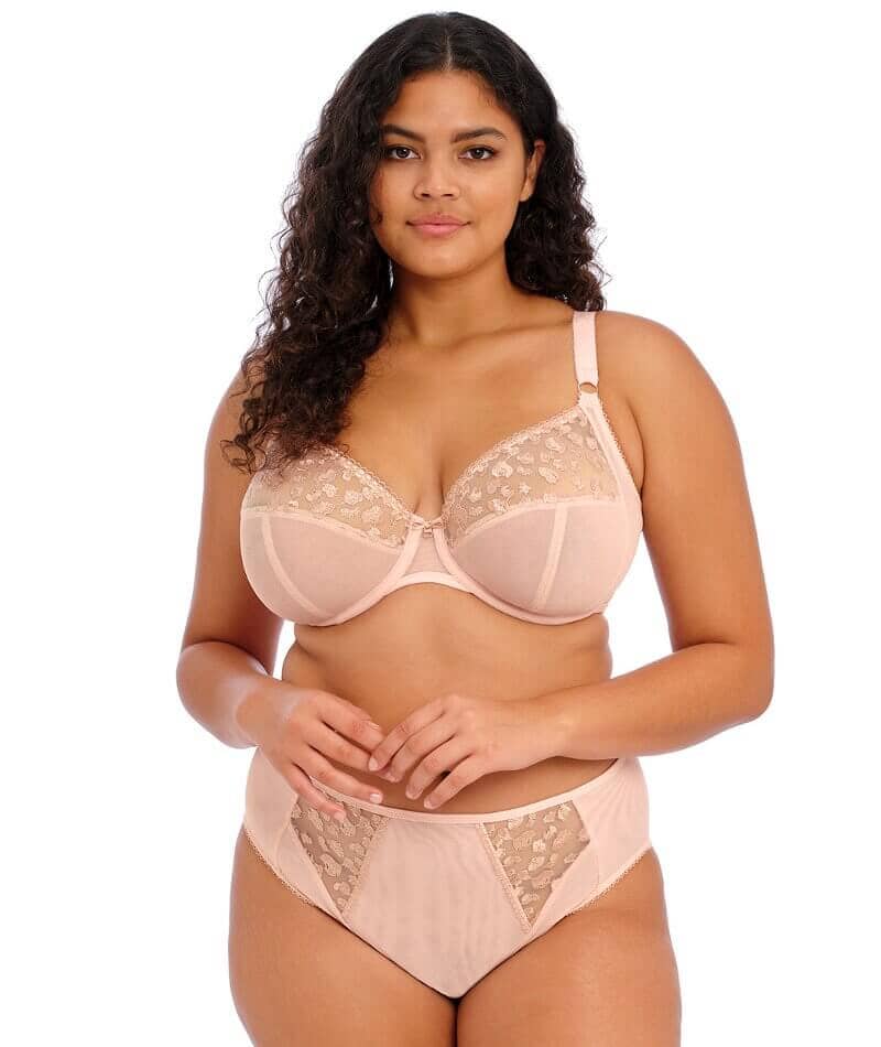Elomi Namrah Underwired Bandless Plunge Bra - Pale Blush - Image 4