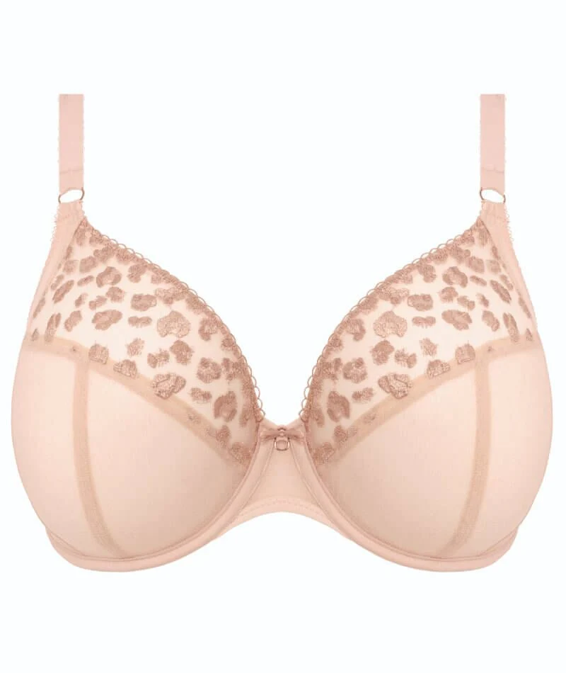 Elomi Namrah Underwired Bandless Plunge Bra - Pale Blush - Image 6