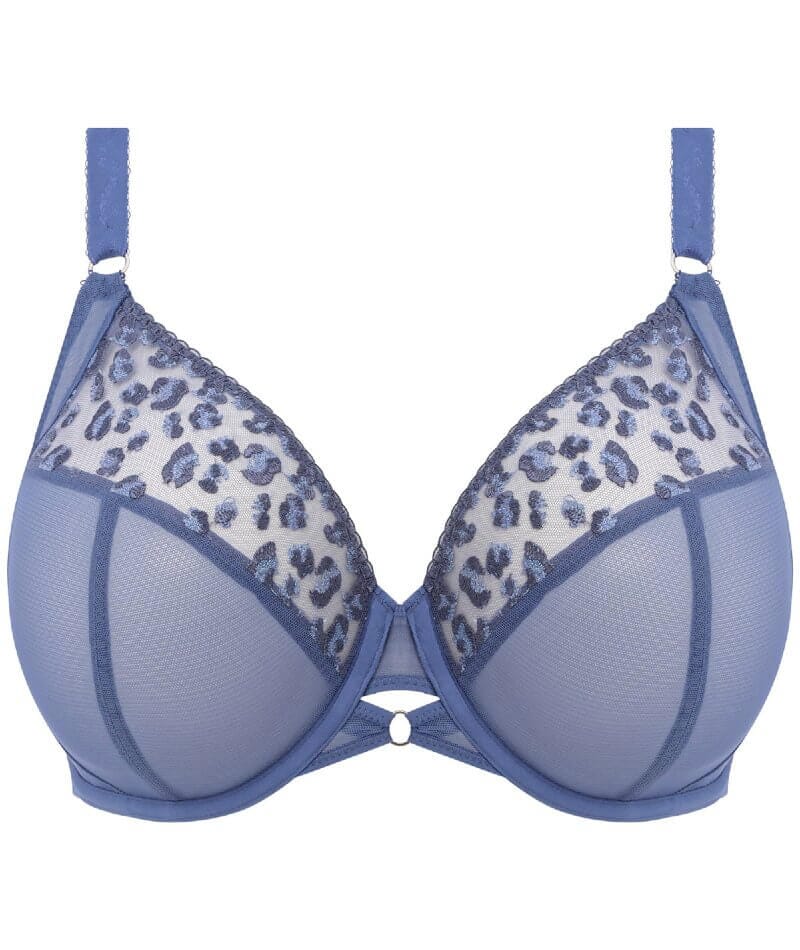 Elomi Namrah Underwired Bandless Plunge Bra - Stonewash - Image 7