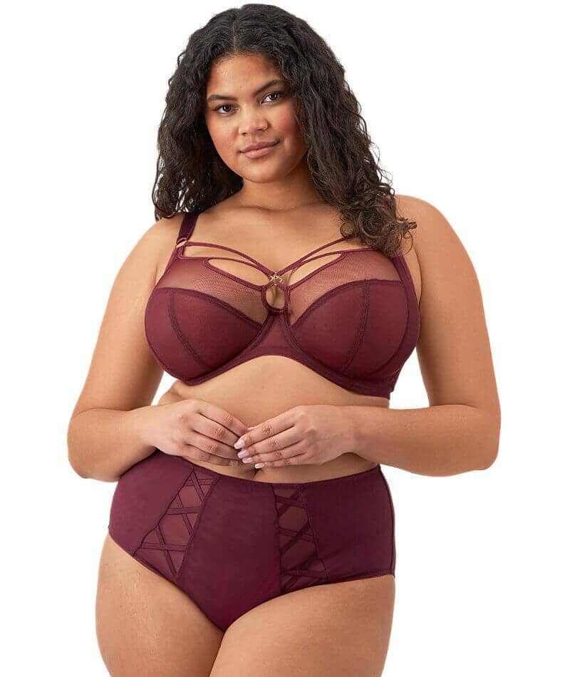 Elomi Sachi Full Brief - Cabernet - Image 4