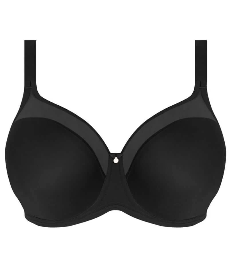 Elomi Smooth Underwire Moulded T-Shirt Bra - Black - Image 7