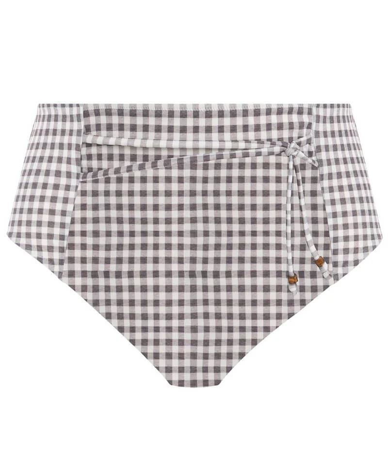 Elomi Swim Checkmate Full Bikini Brief - Grey Marl - Image 7