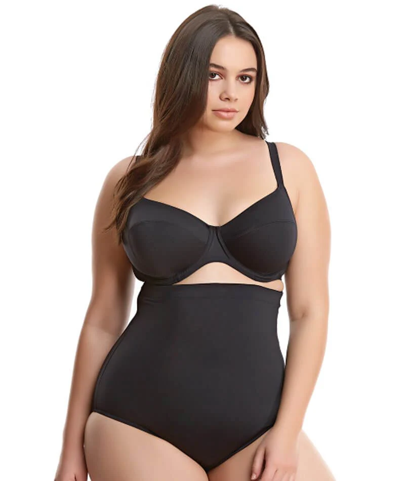 Elomi Swim Essentials Underwired Plunge Bikini Top - Black - Image 5