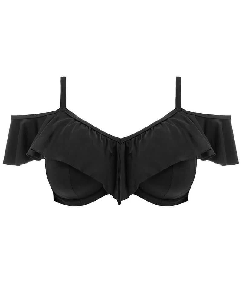Elomi Swim Plain Sailing Underwired Bikini Top - Black - Image 5
