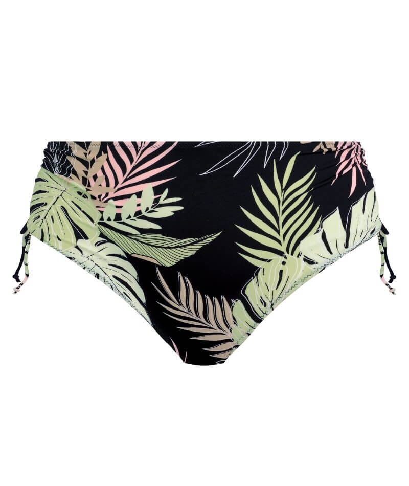 Elomi Swim Tropical Retreat Adjustable Bikini Brief - Black - Image 4