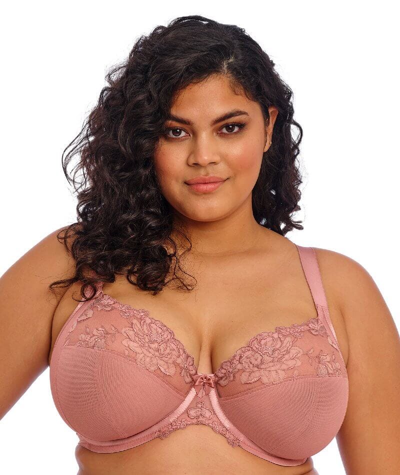 Elomi Teagan Underwire Plunge Bra - Ash Rose