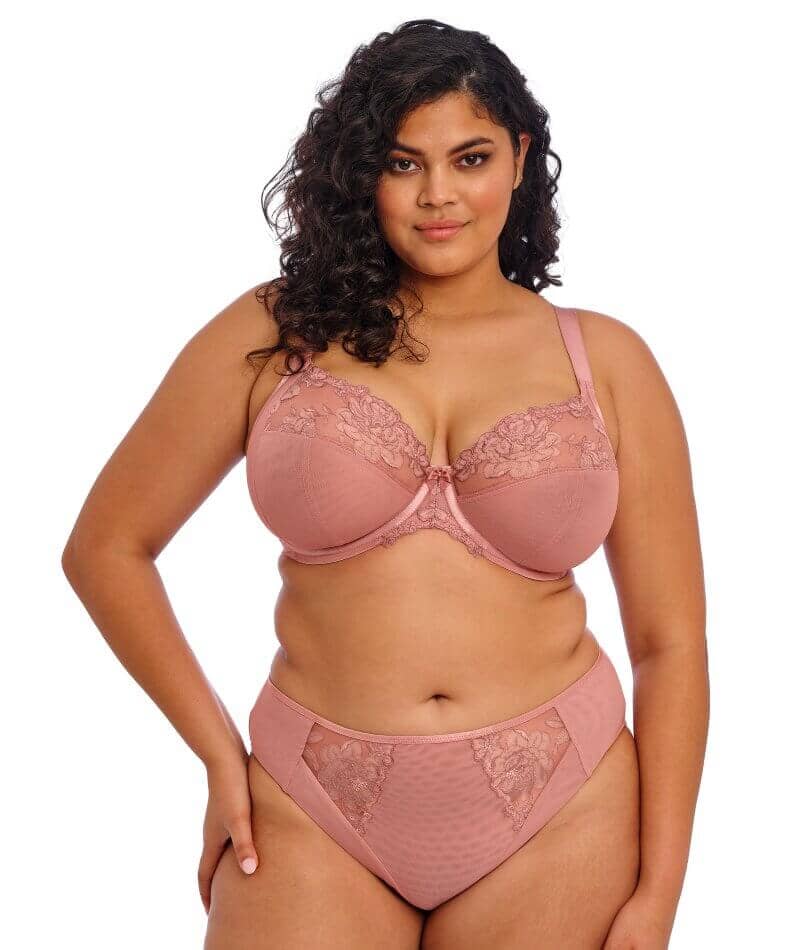 Elomi Teagan Underwire Plunge Bra - Ash Rose - Image 4