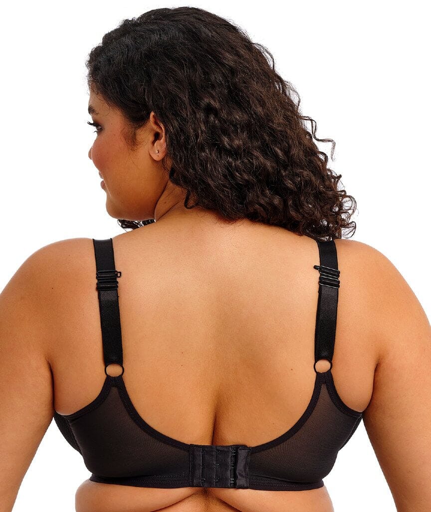 Elomi Tiernie Underwire Stretch Plunge Bra - Black - Image 3