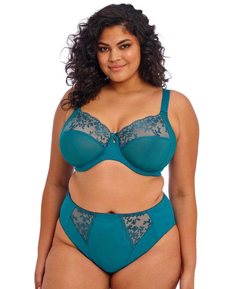 Elomi Zarla High Leg Brief - Ocean Depths - Image 5
