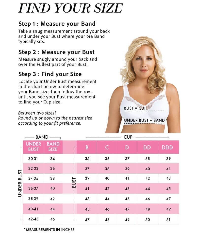 Exquisite Form Fully Cotton Soft Cup Wire-free Bra With Lace - Damask Neutral - Image 7