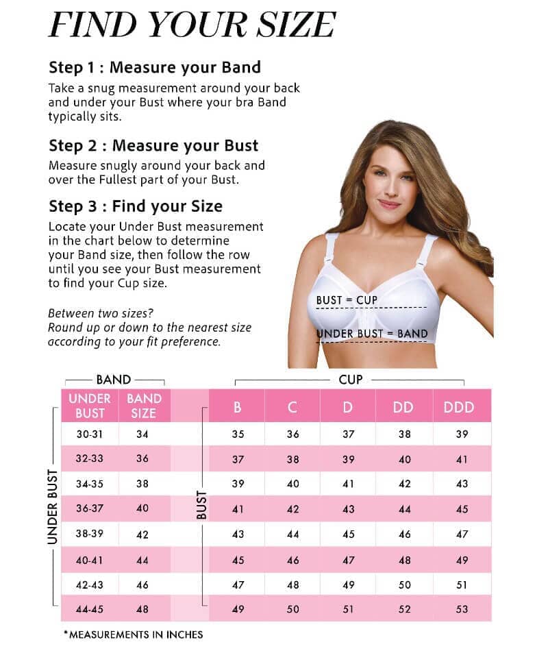 Exquisite Form Fully Front Close Wire-free Classic Support Bra - Nude - Image 7