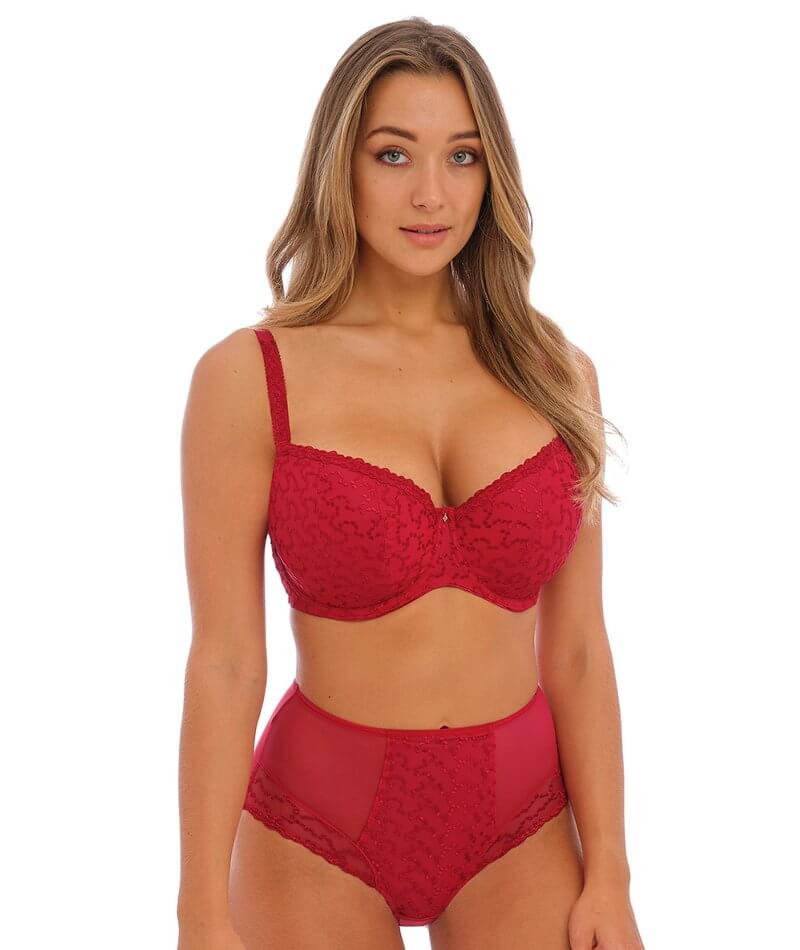 Fantasie Ana High Waist Brief - Red - Image 5