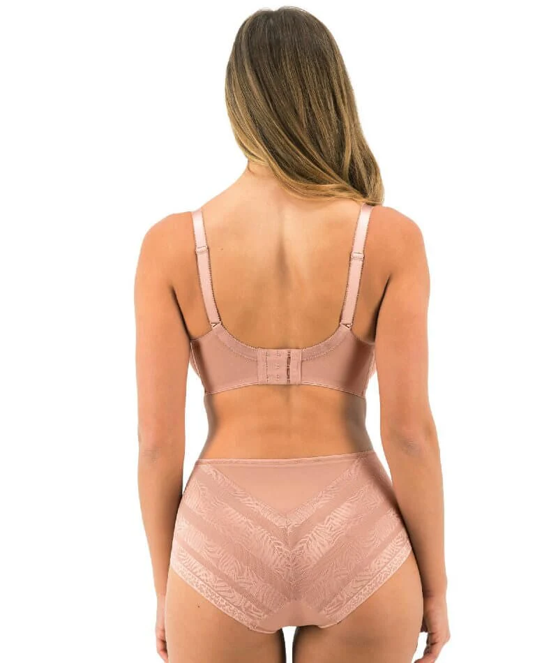 Fantasie Devote Underwire Side Support Plunge Bra - Cafe Au Lait - Image 4