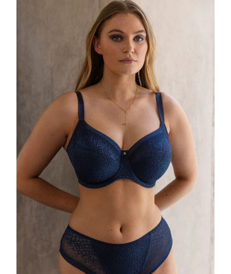 Fantasie Envisage Underwired Full Cup Side Support Bra - Navy - Image 5