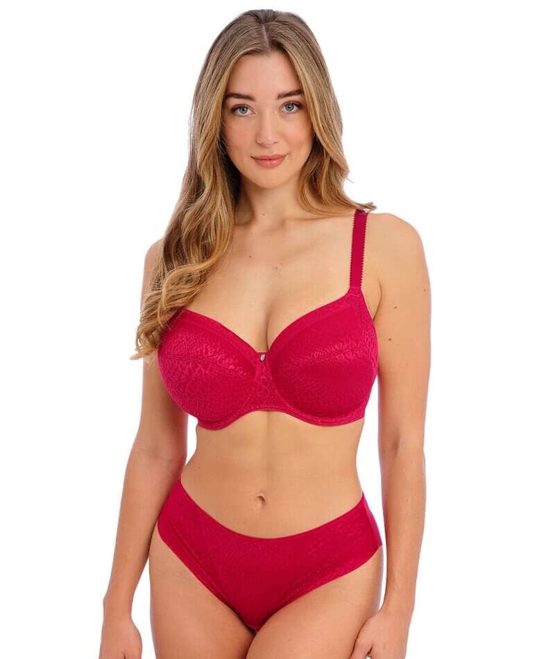 Fantasie Envisage Underwired Full Cup Side Support Bra - Raspberry - Image 3