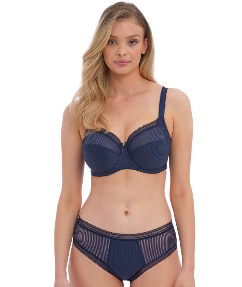 Fantasie Fusion Underwired Full Cup Side Support Bra - Navy - Image 4