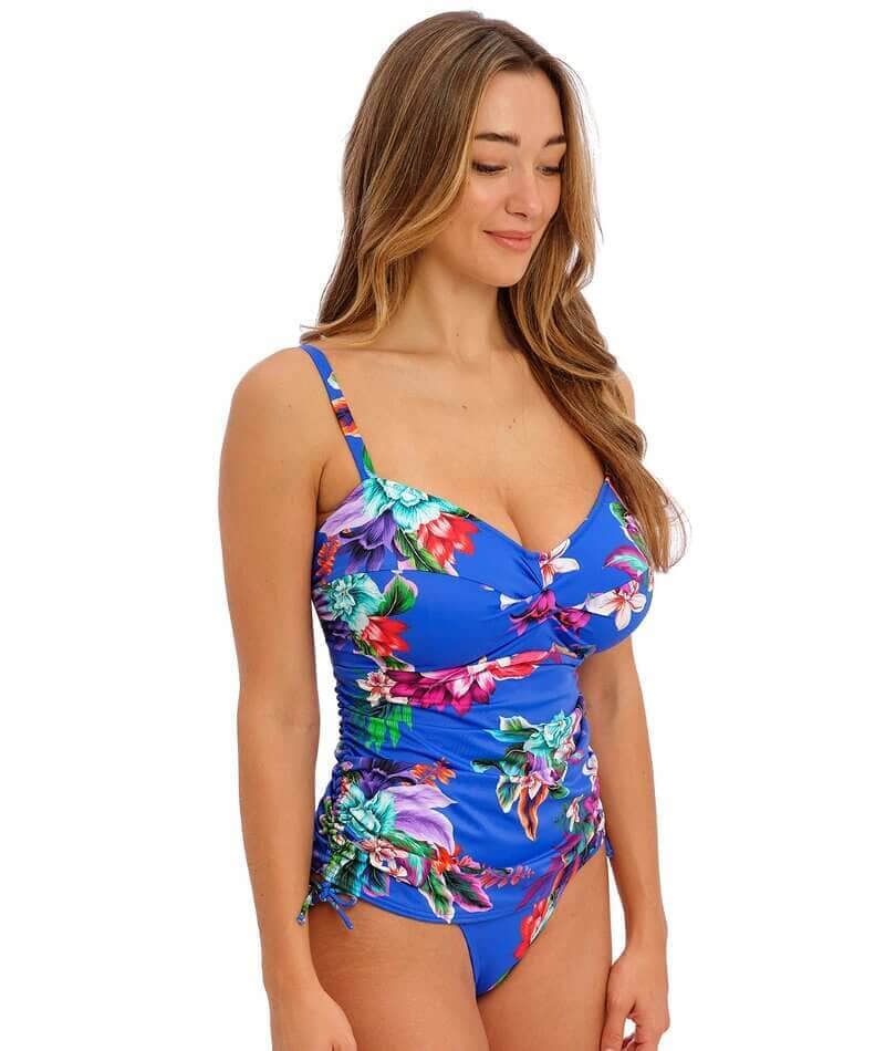 Fantasie Swim Halkidiki Underwire Twist Front Tankini Top - Ultramarine - Image 3