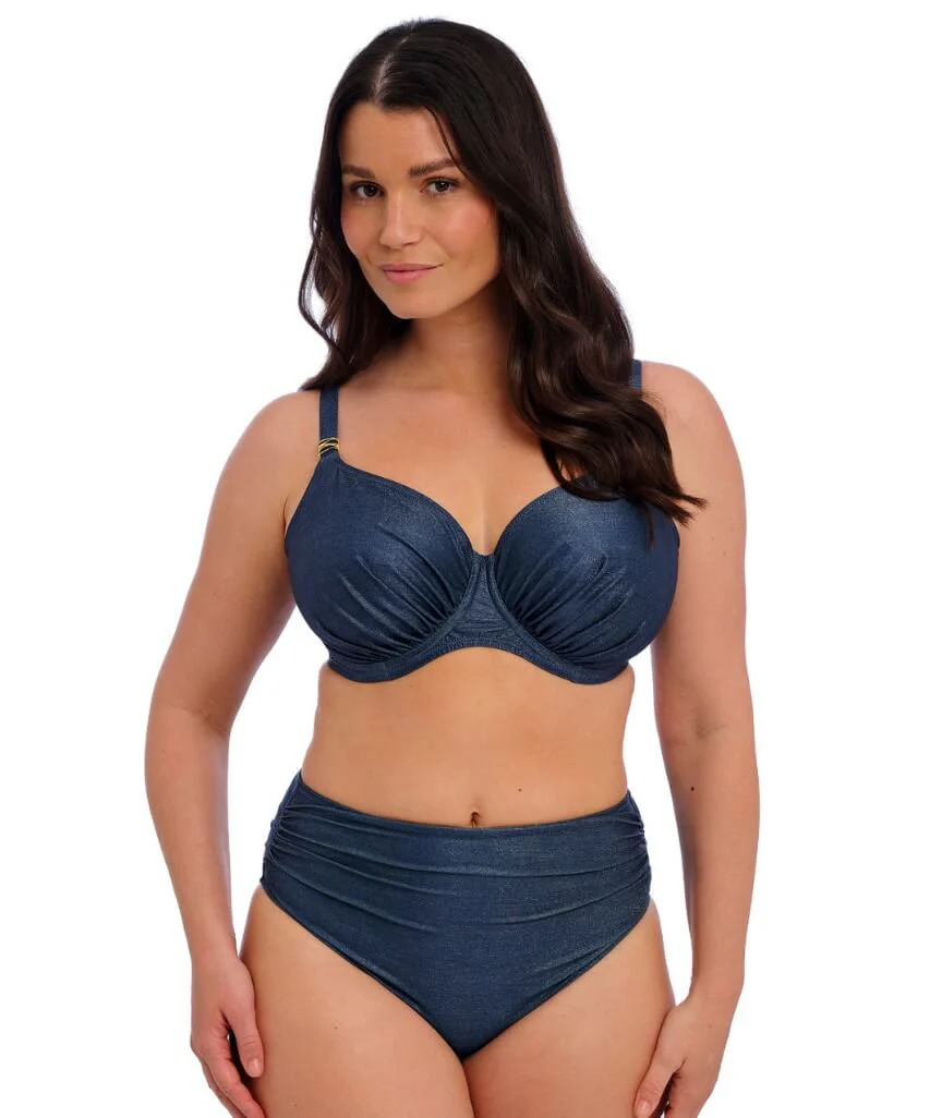 Fantasie Swim Paros Coast Underwire Gathered Full Cup Bikini Top - Midnight Sparkle - Image 4