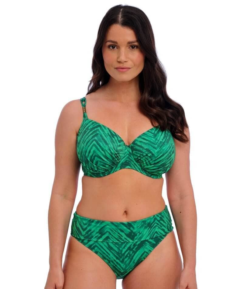 Fantasie Swim Punta Mita Fold Bikini Brief - Emerald - Image 4