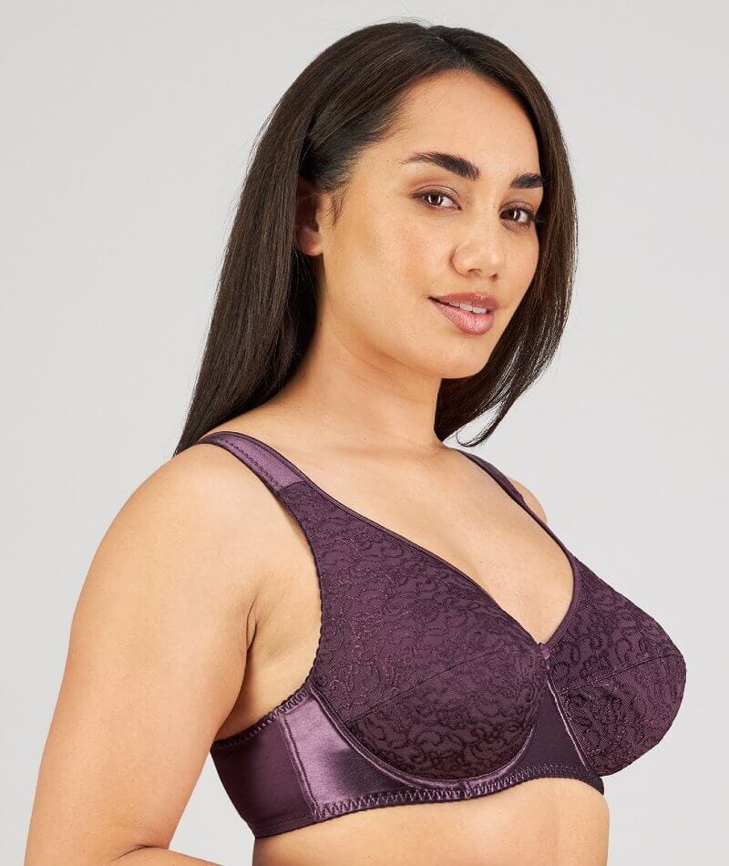 Fayreform Charlotte Underwire Bra - Plum - Image 3