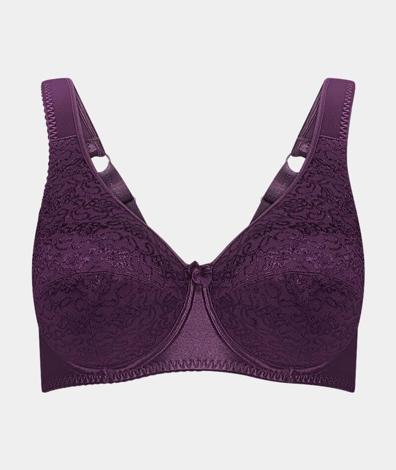 Fayreform Charlotte Underwire Bra - Plum - Image 4